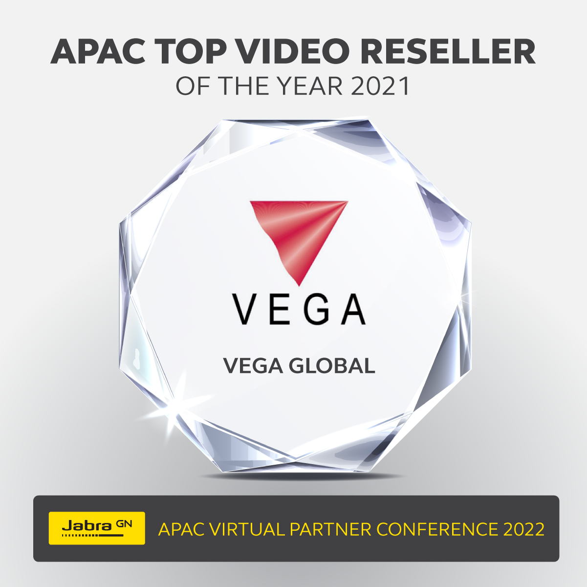 Jabra awards Vega as“APAC Top Video Reseller